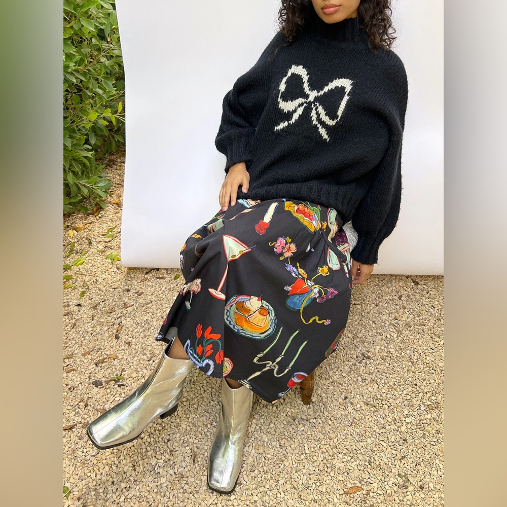 Lisa says Gah Cece bow sweater
